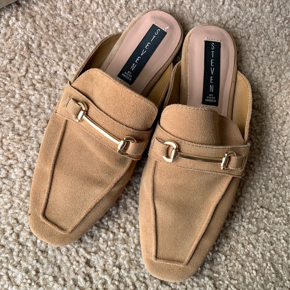 Steven by Steve Madden suede mule slipper